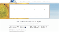 Desktop Screenshot of hno-fazit.de
