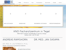 Tablet Screenshot of hno-fazit.de